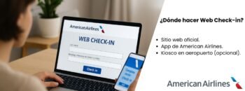Web Check-in de American Airlines