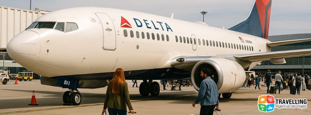 Avión de Delta Air Lines 