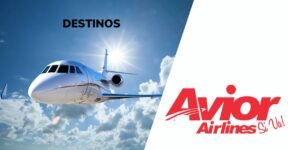 Destinos nacionales e internacionales de Avior