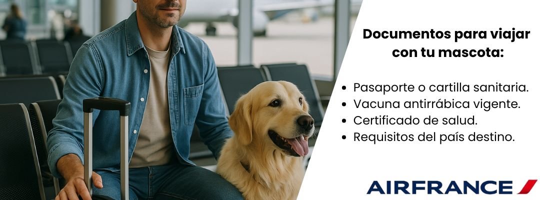 Documentos para mascotas Air France