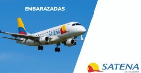 Embarazadas viajando en Satena