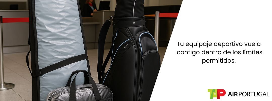 Equipaje deportivo Tap Air Portugal