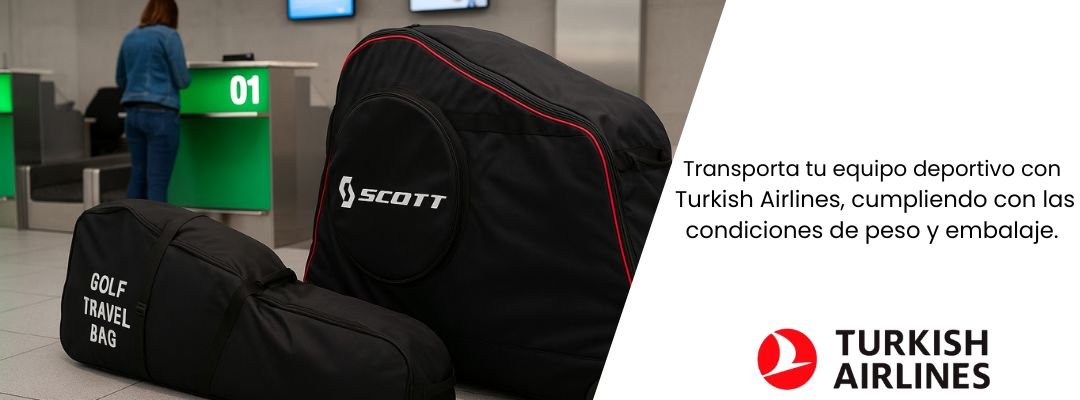 Equipaje deportivo Turkish Airlines