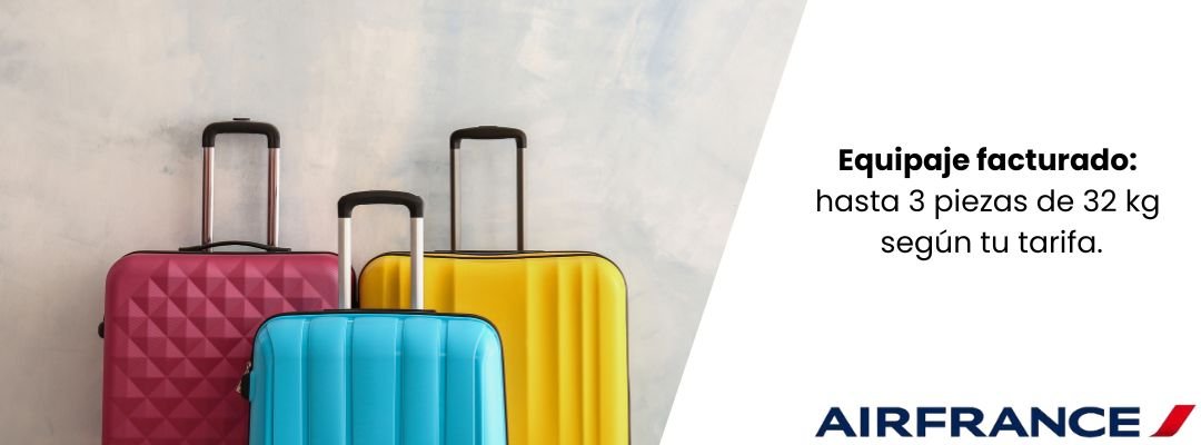 Equipaje facturado Air France 
