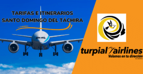TARIFAS E ITINERARIOS A SANTO DOMINGO DEL TACHIRA CON TURPIAL AIRLINES