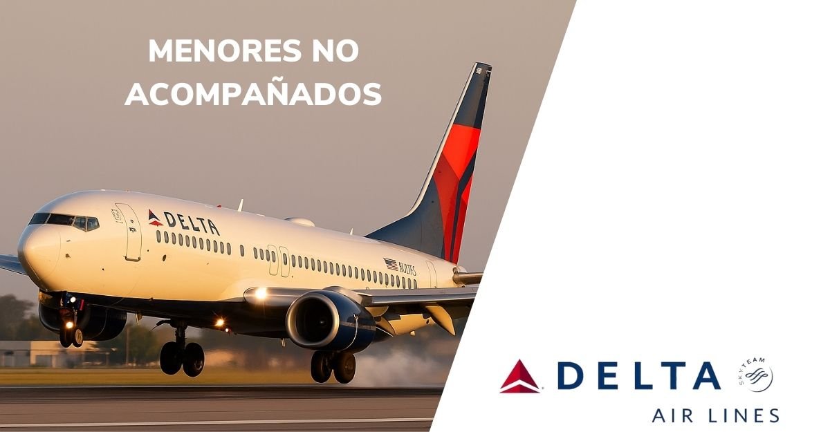Menores no acompañados Delta Airlines