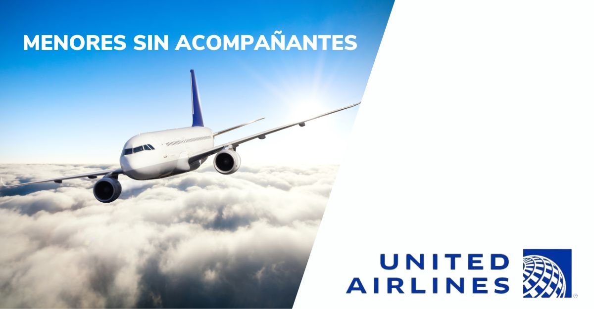 Menores sin acompañantes viajando con United Airlines