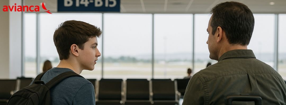 Menores de edad viajando con Avianca