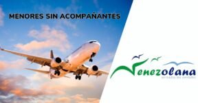 Menores sin acompañantes La Venezolana de aviación