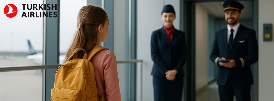 Menores viajando con Turkish Airlines