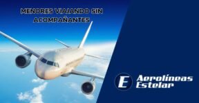 Menores viajando sin acompañantes en Aerolíneas Estelar