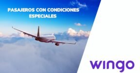 Pasajeros con condiciones especiales viajando con Wingo