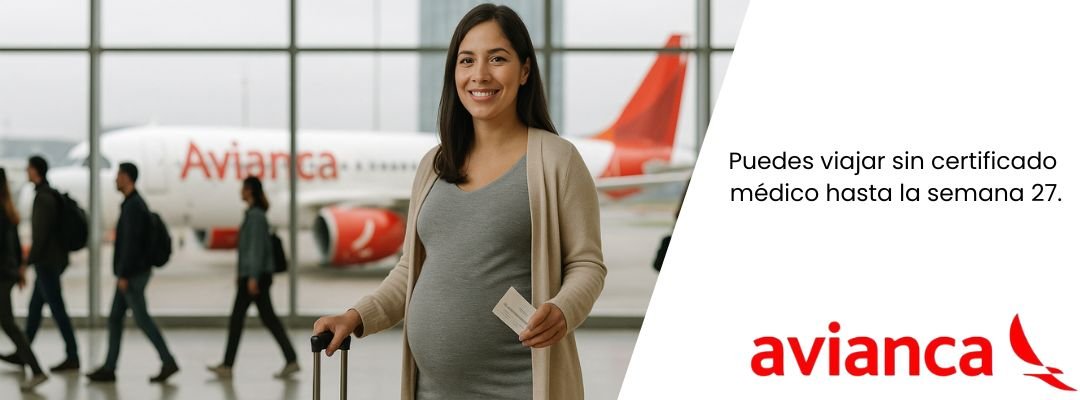 Pasajeras embarazadas de Avianca 