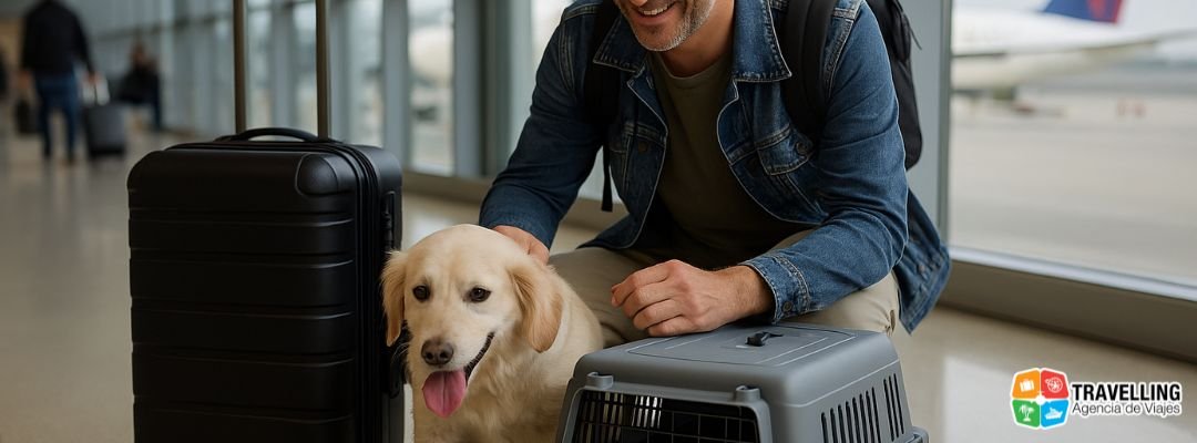 perro viajando con Delta Cargo