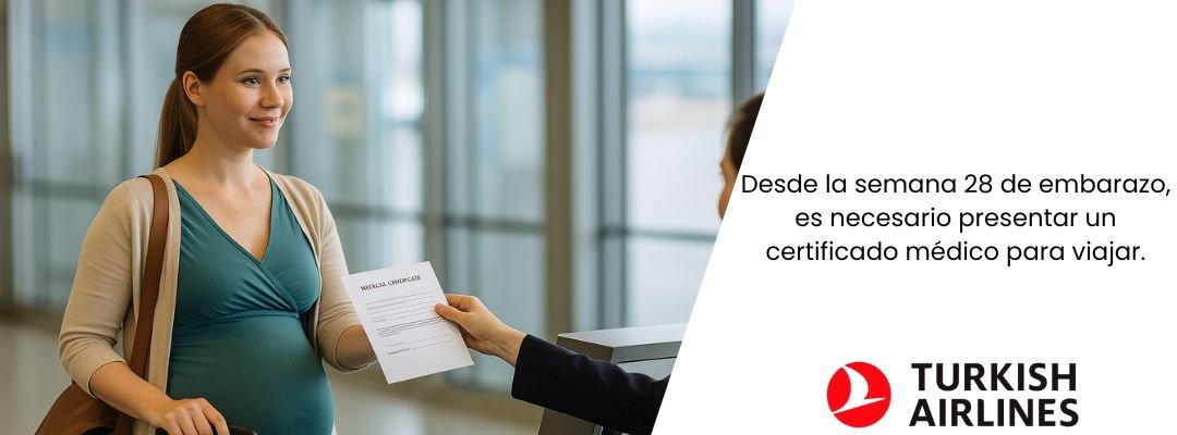 Requisitos mujeres embarazadas Turkish Airlines