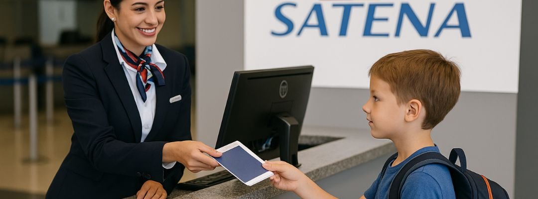 Requisitos para menores sin acompañantes Satena