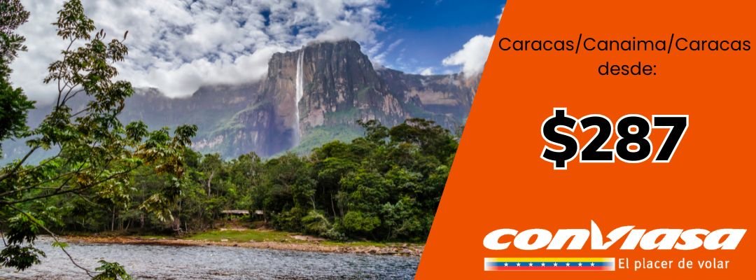 Tarifa caracas - Canaima con conviasa