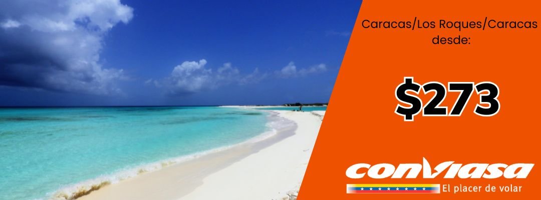 Tarifa Caracas - Lo Roques con Conviasa