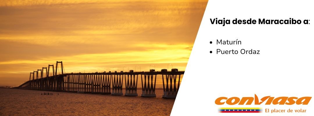 Vuelos desde Maracaibo con Conviasa