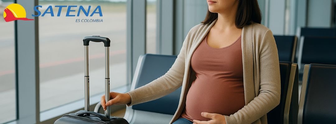 Volar embarazada con Satena