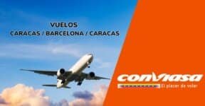 informacion de vuelos desde caracas a barcelona con conviasa
