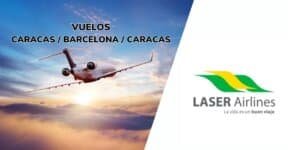 vuelos desde caracas a barcelona con laser